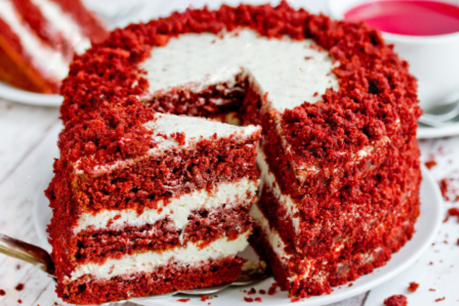 Old Fashioned Southern Red Velvet Cake